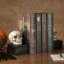 Halloween Gothic Skull Book Ends