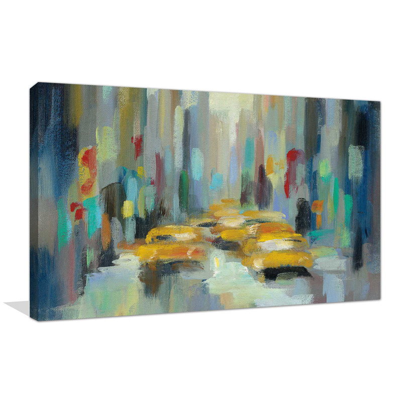 «Manhattan Sketches II IV», reproduction de peinture à l'acrylique sur toile, H 18 po x l 30 po x P 1 po, Toile tendue