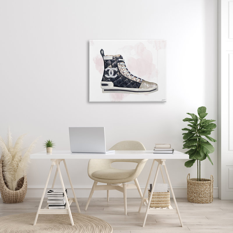 Sneaker matelassé Glam Fashion - Designer, Toile tendue, H 30 po x l 40 po x 1,5 po