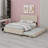 Upholstered Platform Bed With 2 Drawers And Trundle-1579962091