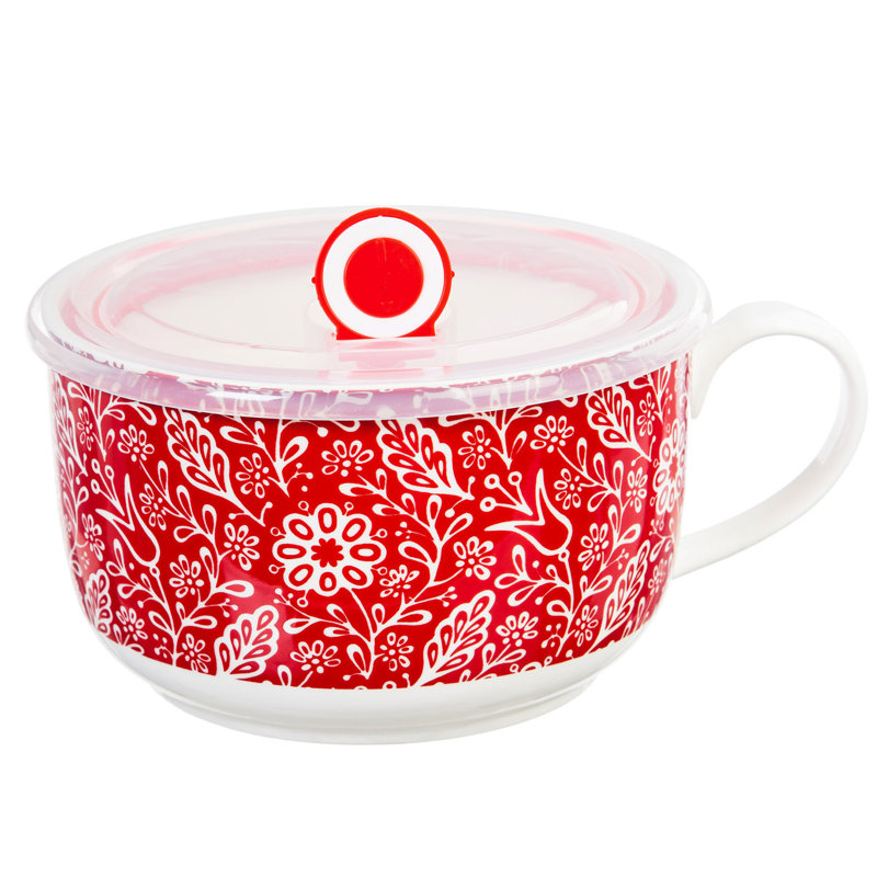 Bol en céramique à motif de bois 32 oz. Denney