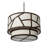 Cresie 8 - Light Dimmable Drum Chandelier