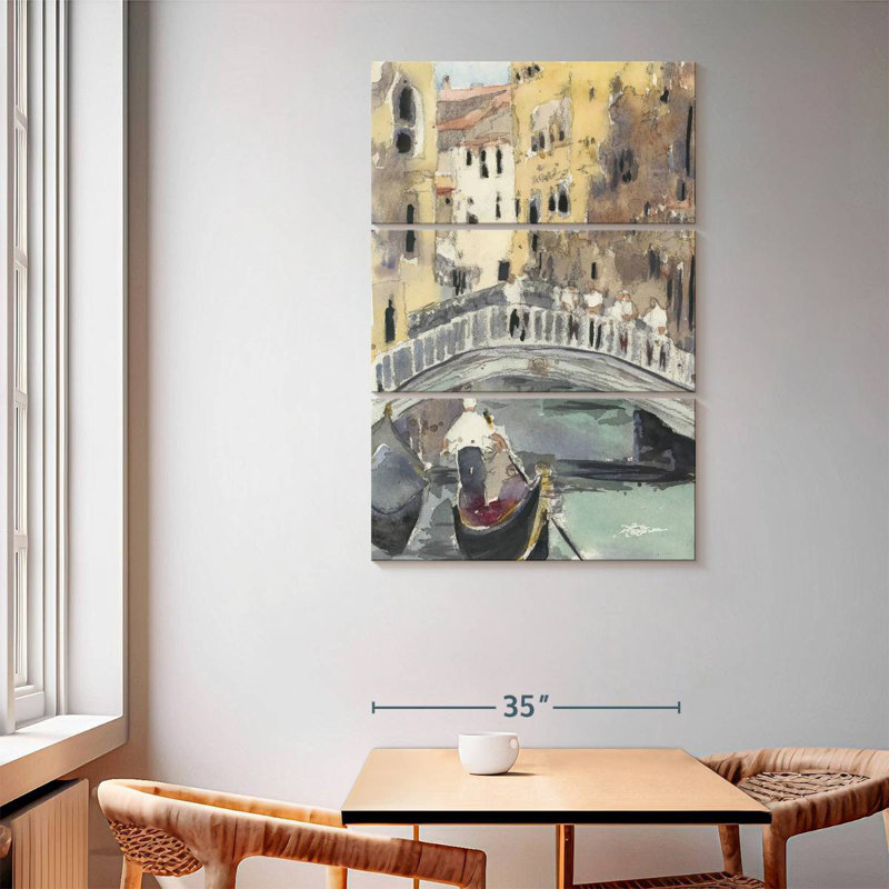 Masam Along The Venice Canal, 65" H x 42" W