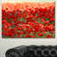 Thick Red Poppy Flower Field - Reproduction de photo sur toile tendue-19410049-33311304
