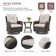 Mickala Wicker Outdoor Glider Chair
