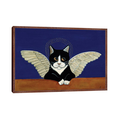 Angel Cat 1 Piece Wall Art on Canvas