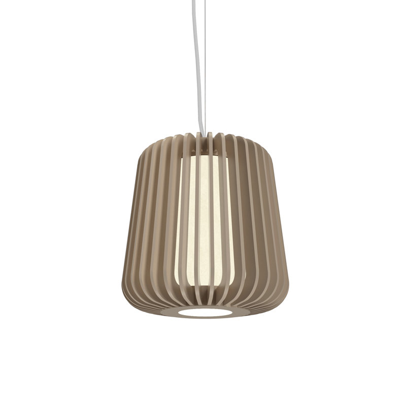 Stecche Di Legno 1 - Light Pendant, Imbuia, 13.65" H x 12.87" H x 12.87" D