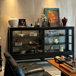 French-style vintage  entrance cabinet