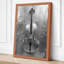 Violin on Stone Industrial - Wrapped Canvas-948447637-948447642