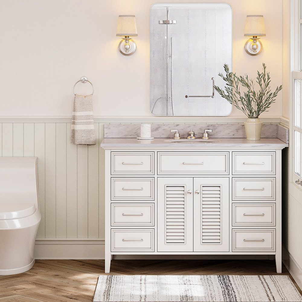 49'' Single Bathroom Vanity, White