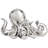 Grendon Ceramic Octopus Decorative Sculpture with Textured Tentacles-558780298-558780299
