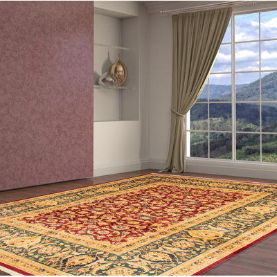 Ecarpetgallery One-of-a-kind Hand-knotted New Age Pako Persian Dark Red 10'2" X 13'9" Wool Area Rug