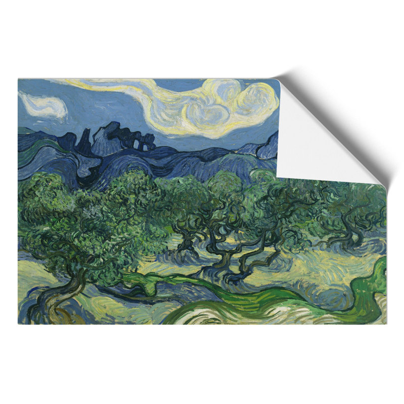 The Olive Trees by Vincent Van Gogh - No Frame Painting, 42cm H x 59cm W x 0.1cm D