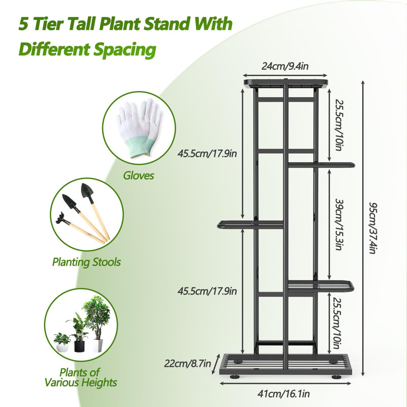 Plant Stand, Black