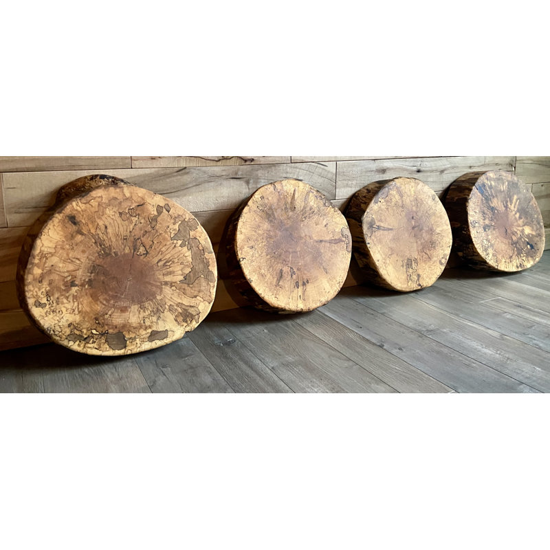 Table de bout Live Edge, Sans pieds, dessus seulement