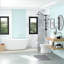 Lavabo de salle de bain rectangulaire en céramique 19 po x 15 po - élégant et gracieux avec une faible résistance à l'absorption d'eau - blanc, tendance contemporaine, facile d'entretien-458012099