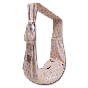Touchdog 'Paw-Ease' Over-The-Shoulder Travel Sling Pet Carrier