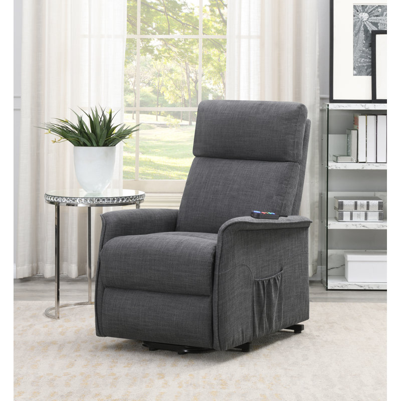Fauteuil inclinable Sebastyn, Charcoal Revolution Performance Fabrics®