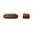 Brescia 92" Full-Grain Genuine Italian Leather Sofa in Chocolate Brown