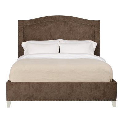 Caroline/Casey Queen Upholstered Low Profile Panel Bed