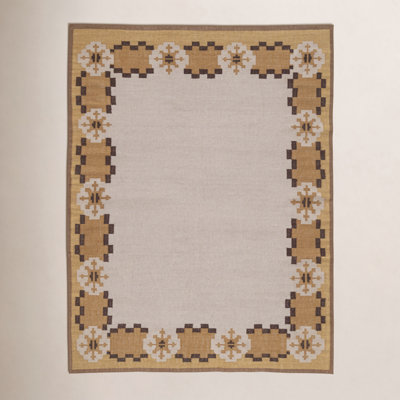 Heidi Nordic Flatweave Geometric Wool Rug