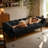 Linen-Upholstered Folding Sofa, Adjustable Recliner-Style Sofa Bed, Suitable For Living Rooms, Apartments, Or Offices-1129783750