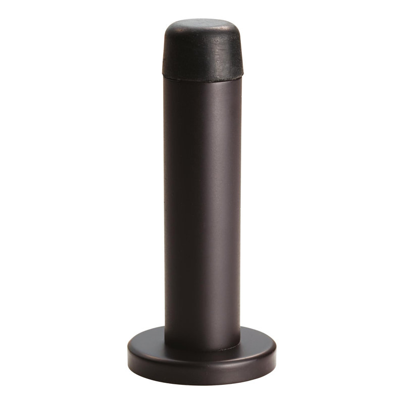 Suzette Brass Baseboard Door Stop, Matt Bronze