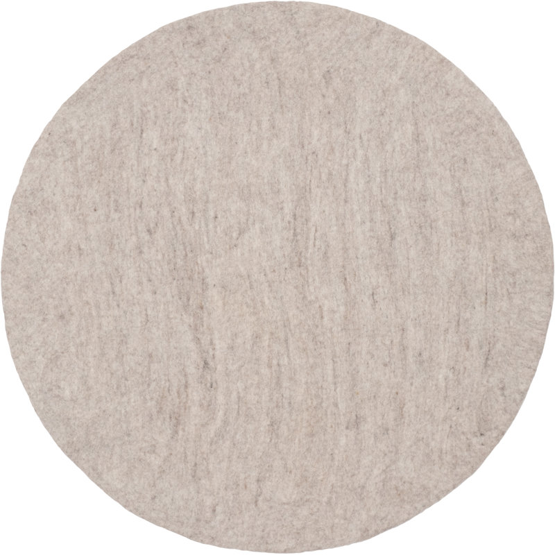 Round Wool Hand Woven Area Rug, Round 90cm