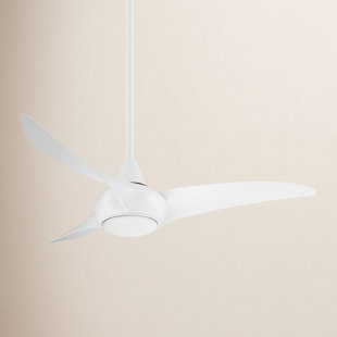 44" 3 - Blade LED Propeller Ceiling Fan with Remote Control and Light Kit Included