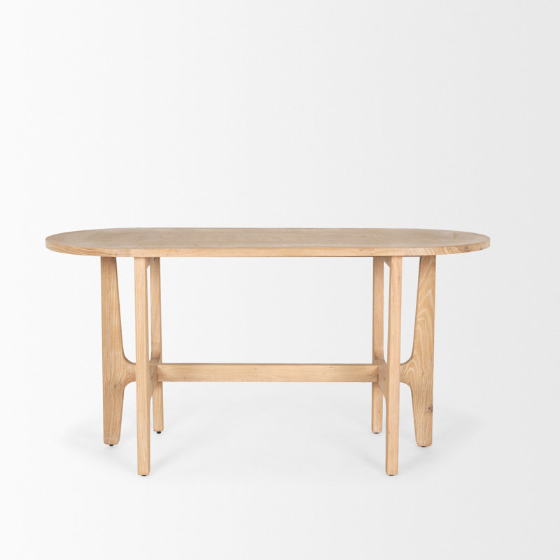 Bureau en bois massif brun clair Peach