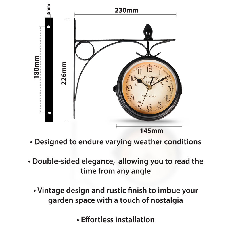 Metal Wall Clock