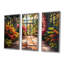 «Greenhouse Tropical Treasure I» - ensemble de décoration murale serre-1461261274-1461261265