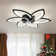 Acea 29.53'' 7 - Blade Dimmable LED Ceiling Fan with Remote Control and APP，indoor remote control ceiling fans with lights