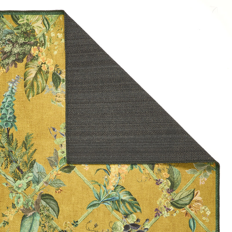 Geometric Digitally Printed 100% Polyester Area Rug, Rectangle 185 x 290 cm