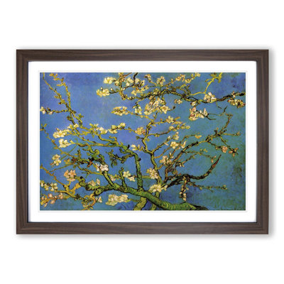 Almond Blossom Tree (2) by Vincent Van Gogh - Framed Print