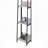 Versatile Freestanding Bookshelf with Open Compartments for Efficient Storage