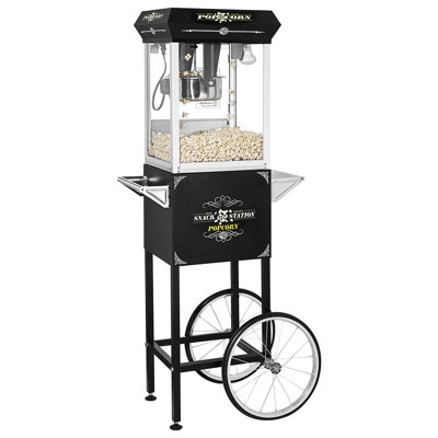 GameRoomDepot 8 Oz. Popcorn Machine Stand / Cart