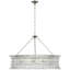 AERIN Rhine 36" Ring Chandelier with Crystal-122340401
