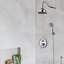Juno Classic Antique Dual Handle Bathroom Shower Head with Handheld Shower