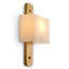 CDJ Wall Lamp Melbourne antique brass finish alabaster