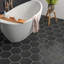 Carreau de porcelaine pour plancher et mur à aspect hexagonal en béton 10 po Bond Tile Turner (10,76 pieds carrés)-61636722