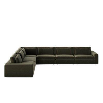 Canapé modulaire 6 pièces Bloor - olive Bloor