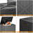 Decksplore 32 Gallons Water Resistant Resin Lockable Deck Box-121120416