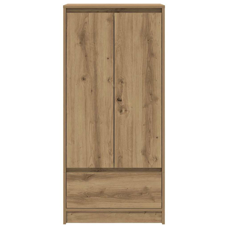 Cabinet With Drawer 55.5X34x119.5 Cm Engineered Wood, Artisan Oak