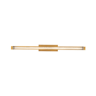 Skein 33.38" Dimmable LED Bath Vanity & Wall Light With Crystal Shade And Built In Color Temperature Switch (2700K/3000K/3500K/4000K)
