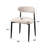 Jaramillo Armless Side Chair In Beige And Black (Set Of 2)-105401214