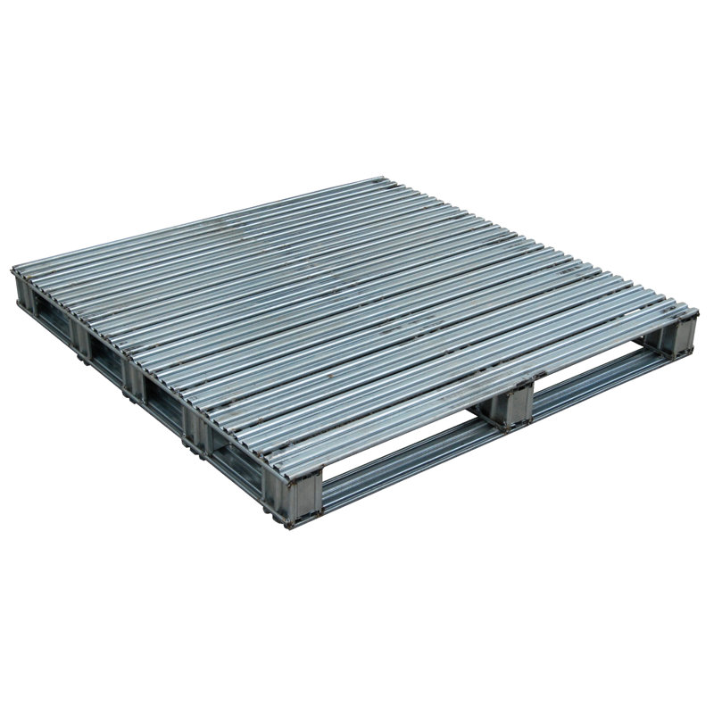 Palette en acier galvanisé, H 4,75 po x l 48 po x P 48 po