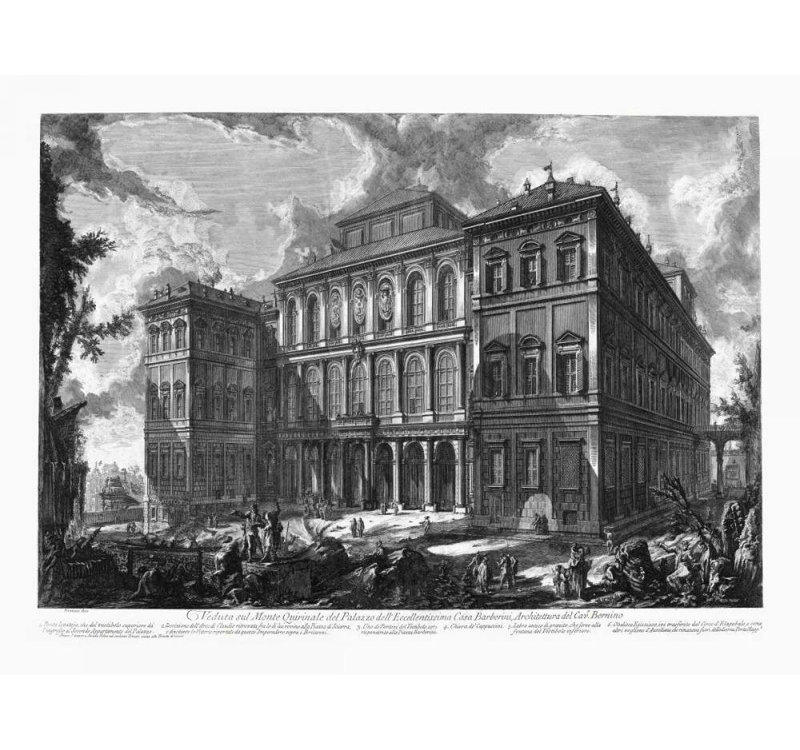 Art sur toile tendue Lark Manor ™ Piranesi, H 15 po x l 18 po