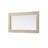 Rectangle Cornhusk Mirror in Linen White-108306181