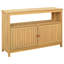  Console de jardin lumineuse en acacia 43,31 po x 13,78 po x 29,53 po-1093600137-1093600142